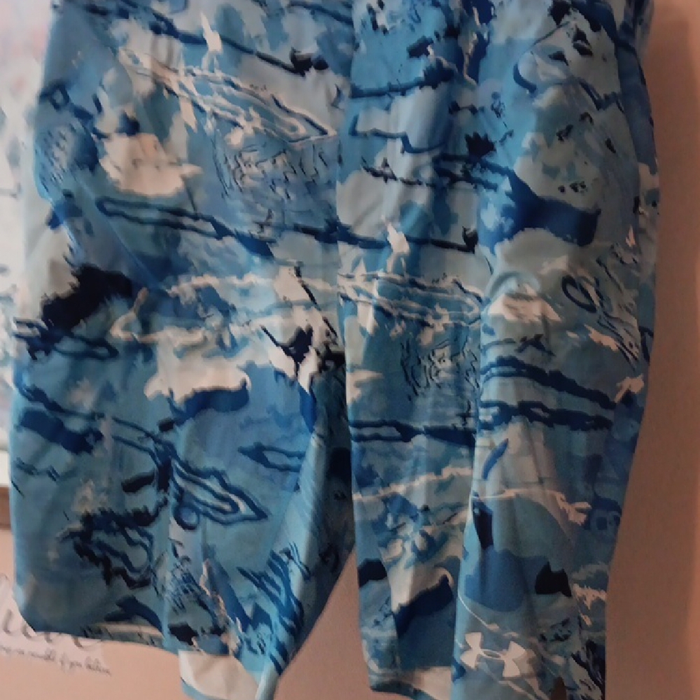 Men's Blue Heat Gear Shorts Loose Fit